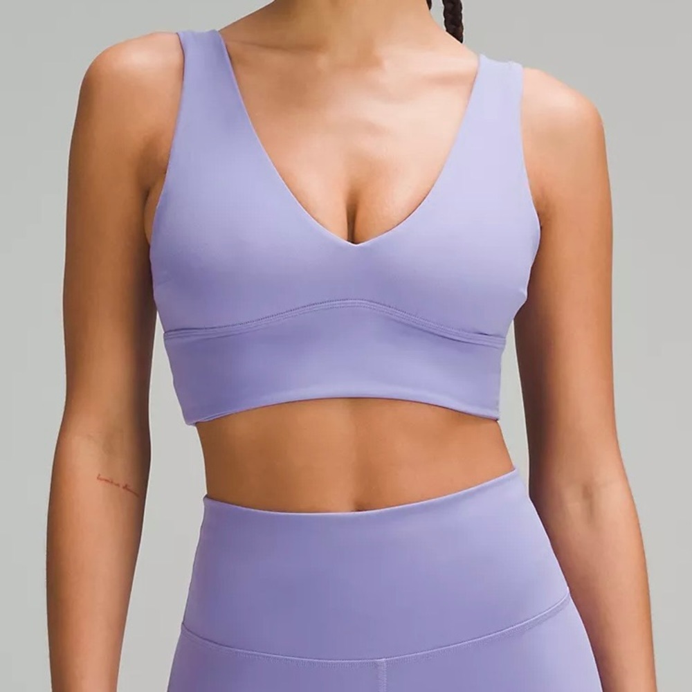 Lululemon Align V-Neck Bra - Dark Lavender